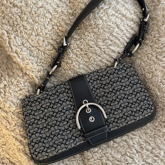 Coach Shoulder Bag (Monogram) Vintage - Picture 1 of 3
